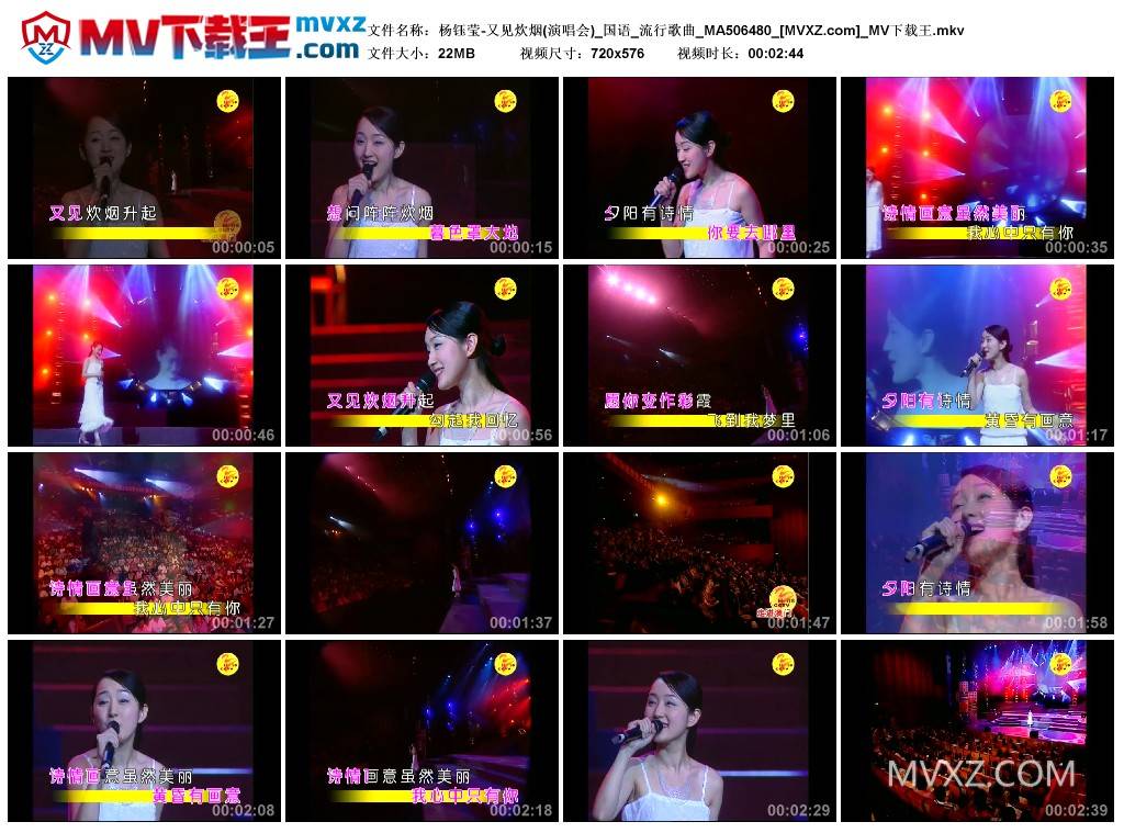 杨钰莹-又见炊烟(演唱会)_国语_流行歌曲_MA506480